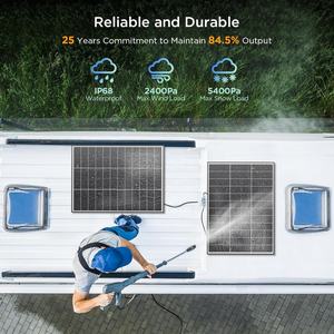 Panneau solaire monocristallin SFED-G150M 150W 21.6V/25V à haute efficacité (19.9%) – Module PV pour camping-cars, bateaux et onduleurs de batterie – Fabrication chinoise - Product Image 2