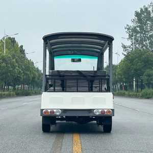 Bus électrique <span class=keywords><strong>de</strong></span> tourisme confortable à 4 roues et 11 places, ouvert, pour sites touristiques et excursions - Prix usine - Product Image 4