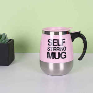 Stainless Steel Fully Automatic Coffee/Milk Tea Stirrer Vacuum Insulated Travel <b>Mug</b> Logo Customization Electric <b>Large</b> Capacity - Product Image 4