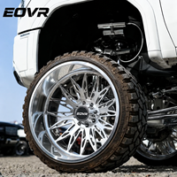 Rines Forjados para Camioneta 22x12 24x12 26x16 26x12 22x14 24x12 24x14 26x14, Rines Personalizados 8x170 8x180 8x6.5 6x5.5 de Aleación de Aluminio