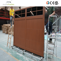 Porte de garage électrique en alliage d'aluminium, antivol, pour entrepôt extérieur, villa, résidence, portail automatique à enroulement