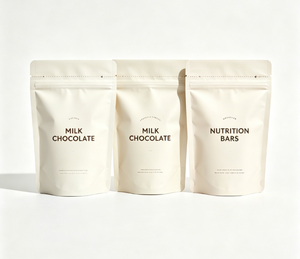 Free Sample Custom Stand Up Zipper Pouch Powder Cookie Printed Logo Foil Tear Notch Sturdy Fresh <b>Secure</b> Stable Durable - Product Image 5