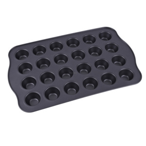 Moules à muffins au four Moule à muffins 24 tasses Mini moule à muffins Miniature Cupcake Tin Ustensiles de cuisson Moule de cuisson antiadhésif - Product Image 2