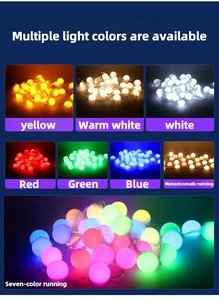 Lumière LED RGB à points de 30 mm et 50 mm, DMX512, contrôle intérieur et extérieur, étanche pour extérieur, effet cascade, façade, paysage nocturne, bâtiment - Product Image 4