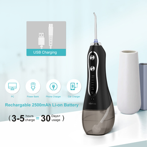 Hydropulseur Portable OEM/ODM 300ML Étanche IPX7 à 5 Modes pour Soins Dentaires - Product Image 3