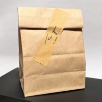 Autocollant adhésif personnalisé en papier kraft en bande longue pour scellage, idéal pour boîtes à pâtisserie, emballages cadeaux, enveloppes et scellage de mochi – Vente en gros