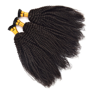 Extensions de <span class=keywords><strong>cheveux</strong></span> naturels vierges FYD en gros, longues, brésiliennes, bouclées profondes, ondulées, avec embout en I, transparentes HD - Product Image 5