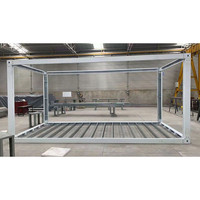 Kit de structure en acier pour maisonnette mobile préfabriquée 6m*3m (10x20ft) à monter soi-même, économique, en gros