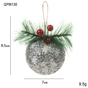Nouvelles aiguilles <span class=keywords><strong>de</strong></span> <span class=keywords><strong>pin</strong></span> <span class=keywords><strong>de</strong></span> Noël cônes <span class=keywords><strong>de</strong></span> <span class=keywords><strong>pin</strong></span> mousse boules <span class=keywords><strong>de</strong></span> Noël haut <span class=keywords><strong>de</strong></span> gamme décorations pour la maison - Product Image 4