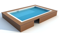 Piscine Mobile Mini au Coût de Construction le Plus Abordable