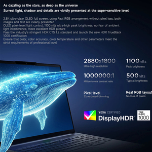 โน้ตบุ๊กสำหรับเล่นเกมและทำงาน Xia รุ่นใหม่ปี 2026 XiaoXin Pro 16GT R9-465H 32GB 1TB หน้าจอ OLED 16 นิ้ว ความละเอียด 2.8K ดีไซน์เฉพาะตัว - Product Image 2