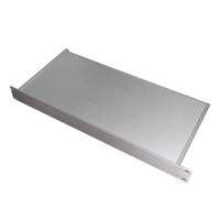 Boîtier d'amplificateur de boîtier en aluminium extrudé anodisé personnalisé OEM Boîtier de montage en rack 1U de 19 pouces Boîtier de châssis de serveur GPU