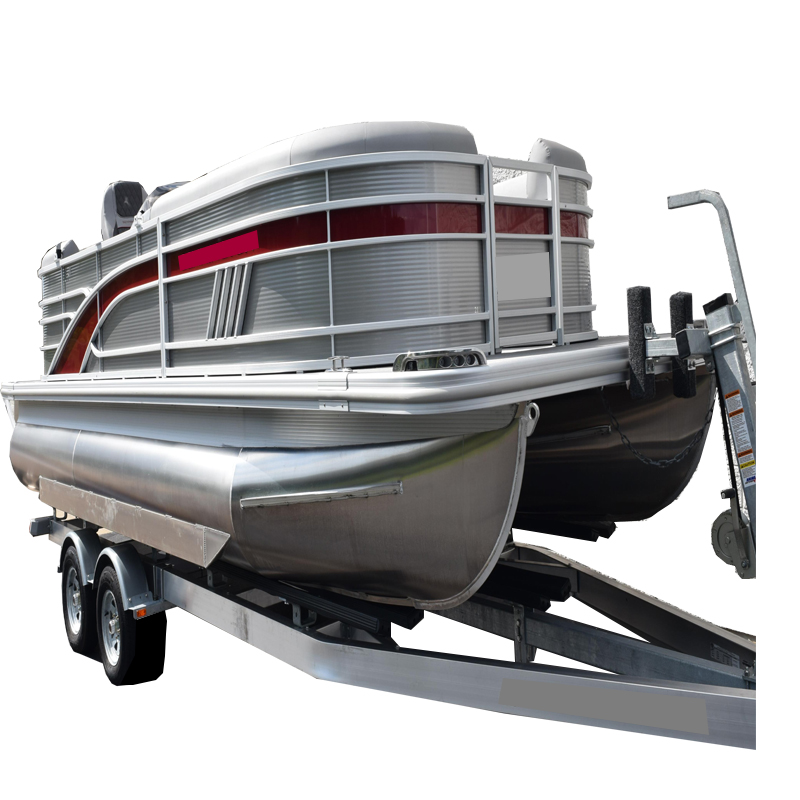 Toy Truck with Boat Trailer High Quality Diecast Model - Main Image