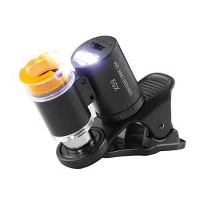 ユニバーサル携帯電話クリップ付き60Xミニポケット顕微鏡 - Product Image 4