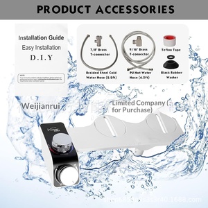 Cross-border Simple Installation Women's Washing Device Body Cleaner Does Not Use Electricity Intelligent <strong>Toilet</strong> Lid Butt <strong>Washer</strong> - Product Image 3