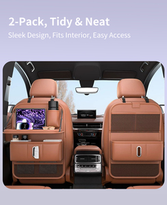 Bolsa de almacenamiento para el asiento trasero del coche, de diseño reciente de <span class=keywords><strong>Mico</strong></span>, organizador plegable de cuero para el asiento trasero del coche, adecuado para coches universales. - Product Image 5