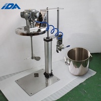 Petit mélangeur de laboratoire pneumatique industriel industriel, pour la fabrication de cosmétiques, du parfum et de l'alcool