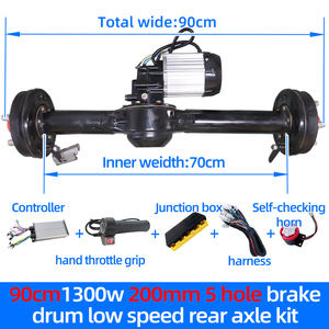 ชุดควบคุมเพลาล้อหลังมอเตอร์ไร้แปรงถ่าน DC 90cm 1300W ความเร็วต่ำรถจักรยานยนต์รถ<span class=keywords><strong>สามล้อ</strong></span>ไฟฟ้าชุดประกอบเพลาล้อหลัง - Product Image 2