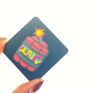 Nouveau produit : Cartes de visite personnalisées en acier inoxydable avec logo - Product Image 2