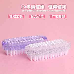 Cepillo de limpieza de plástico de doble cara transparente multifuncional para el cuidado del cabello en salones de belleza - Product Image 5