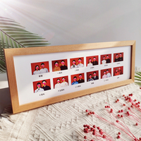 Cadre photo rectangulaire créatif en panneau artificiel pour cadeau d'anniversaire de mariage, affichage pour couple, Chine