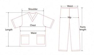 Breathable Cotton Medical Nurse Uniform Jogger Hot Sale Medical Scrubs Uniforms Women Scrub Uniform scrub <b>Sets</b> - Product Image 6