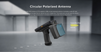 Lector de Teléfono Móvil Portátil RFID UHF CHAINWAY C72 de Largo Alcance Impinj E710 Android 13 2D IP65 para Uso Industrial en Stock