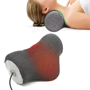 Rilassante per collo e spalle a compressione calda riscaldante con federa per terapia magnetica, dispositivo di trazione cervicale per alleviare il dolore