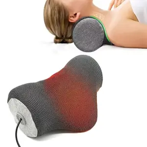 Verwarming Hete Compressie Nek En Schouder Relaxer Met Magnetische Therapie Kussensloop, Cervicale Tractie Apparaat Voor Pijnverlichting