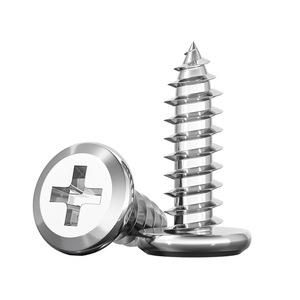304 Stainless Steel Phillips <b>Head</b> Self Tapping <b>Screws</b> M3 M4 M5 M6 <b>Round</b> <b>Head</b> For Wood Furniture Fixing - Product Image 1