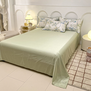 Tùy chỉnh in bốn mảnh thiết lập của ánh sáng sang trọng cao cấp cảm giác của tấm Ga Trải Giường mũ Bông Comforter bộ đồ giường - Product Image 6