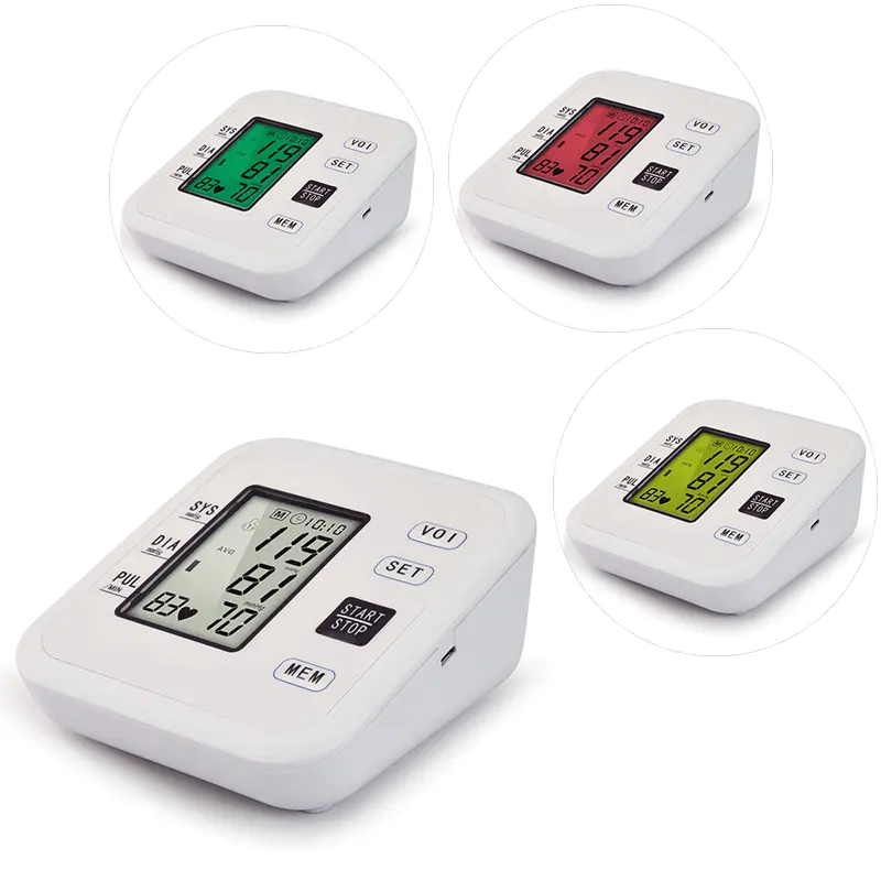 Misuratore di pressione sanguigna digitale da polso LCD da polso per l'assistenza sanitaria portatile per uso domestico