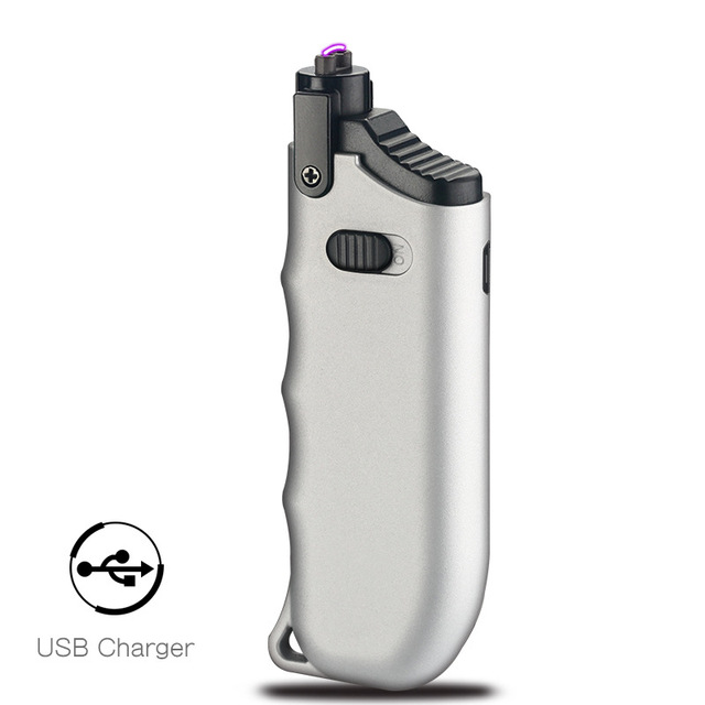 Dericsson USB Rechargeable Telescopic Extension Electric Igniter Metal Mini Lighter for Camping Kitchen & Wholesale