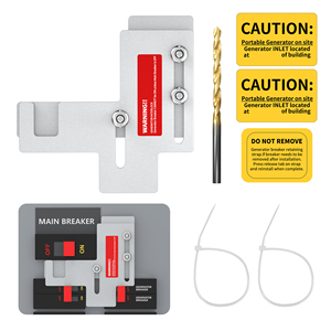 Panel de interruptores para controlador de generador diésel, 150-200 amperios, interruptor automático con bloqueo entre fases principales y ramificaciones, espaciado de 7/8 a 1 1/4 pulgadas - Product Image 1