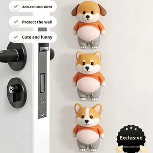 Giocattolo Antistress in Plastica a Forma di Cucciolo Paffuto, Adesivo Creativo Antiurto per Auto e Casa a Forma di Shiba Inu - Product Image 5