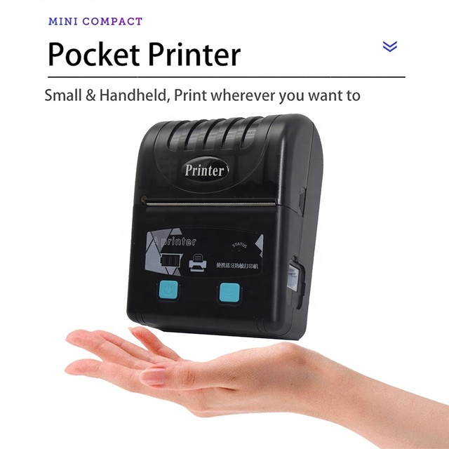 Cheap Price Handheld 80mm Mobile USB+Blue---tooth Thermal Printer for Receipt ESC/POS