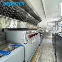 WEBETTER Pizza Foodtruck Concession Remorque traiteur Camion à bière Boulangerie Remorque mobile 2 étages pour bar Caravane alimentaire à vendre