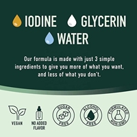 Vente chaude OEM/ODM Organique Nascent Iode Gouttes Liquides Supplément D'iode 60ml