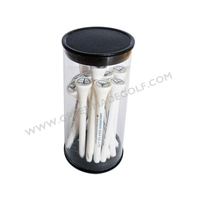 Tee personnalisé emballage en bambou Tee de golf Marqueur de balle en plastique Petite boîte en papier Poche Accessoires de golf Allumettes de golf Logo imprimé