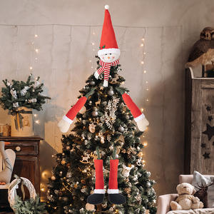 Decorazioni natalizie Creative natale che abbraccia la bambola albero di natale decorazione superiore per anziani albero decorativo - Product Image 1