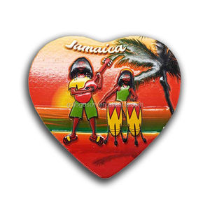 Aimants de réfrigérateur 5 pièces, en résine polyrésine, souvenir de mer des caraïbes, porte-bonheur Logoson - Product Image 4