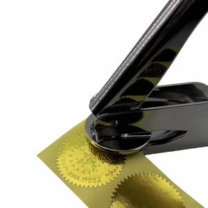 कस्टमाइज्ड चांदी लोगो पैटर्न हाथ से सप्लायर पोर्टेबल स्टेनलेस स्टील स्टैम्प का उपयोग कार्यालय उपयोग धातु सामग्री के लिए - Product Image 1