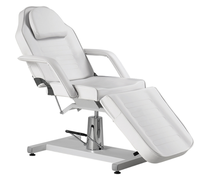 EUSOKON Pompe hydraulique en acier inoxydable argenté, fauteuil de coiffure à domicile, lit de soin du visage, fauteuil de cosmétologie, lit de massage, capacité de charge de 200 kg