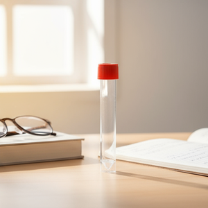 9ml Transparente Plastic Sampling <span class=keywords><strong>Tube</strong></span> <span class=keywords><strong>Centrifuge</strong></span> <span class=keywords><strong>Tube</strong></span> com tampa azul vermelha - Product Image 5