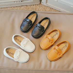 Boys Girls PU Leather <b>Soft</b> Sole Walking Kids Loafers Girls Boys Loafers Prewalker Dress <b>Shoes</b> Kids Loafer <b>Shoes</b> - Product Image 3