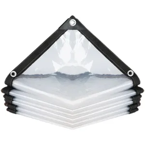 Bâche en tissu acrylique transparent 0,12 mm, résistante à l'abrasion, pour couverture <span class=keywords><strong>de</strong></span> plantes d'hiver en <span class=keywords><strong>jardin</strong></span> et serre - Product Image 1