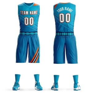 Abbigliamento Sportivo da Basket <span class=keywords><strong>Retro</strong></span> Personalizzato per Squadre e Club, Traspirante, Stampato, 100% Poliestere, Senza Maniche - Product Image 2