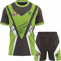 Ensemble d'uniformes de floorball personnalisés par sublimation, respirant et anti-humidité, maillot et short de floorball pour l'entraînement et les matchs d'équipe, OEM ODM