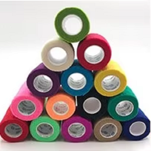 Factory Price Medical Consumables and Supplies Easy-to-Tear Elastic Non-Woven Self-Adhesive Medical Bandage