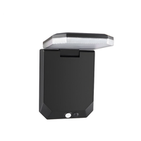 Lampe solaire murale pliable avec détecteur de mouvement PIR, faisceau de 120 degrés, moderne, pour la sécurité du jardin, extérieur